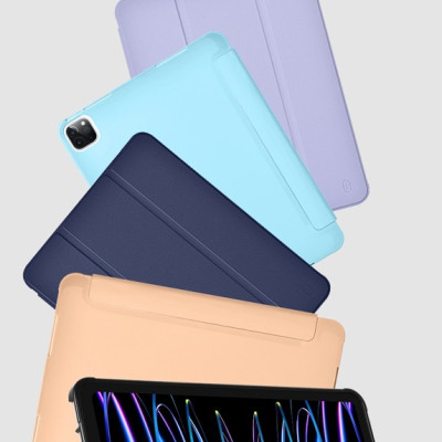 Bao da Wiwu Classic II Case GF-02 dành cho Ipad vỏ siêu mỏng, thiết kế gập ba, có khe để bút tích hợp - Hàng chính hãng