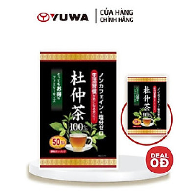 (MUA 1 TẶNG 1) Trà Trà Lá Đỗ Trọng Yuwa 100% Lá Đỗ Trọng Giảm Stress (Tặng Trà Lá Đỗ Trọng Mẫu mới)