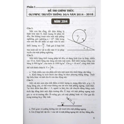 Sách - Tổng Tập Đề Thi Olympic 30 Tháng 4 Môn Vật Lí Lớp 11 - Ban Tổ Chức Kỳ Thi - Hồng Ân