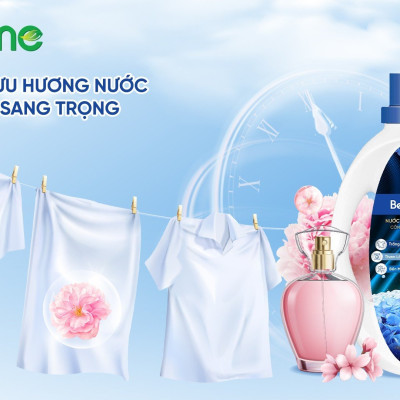 Nước Giặt Xả Công Nghệ Sinh Học Bell Home Hương Cuốn Hút 3,2KG