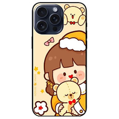 Ốp lưng dành cho Iphone 15 - Iphone 15 Plus - Iphone 15 Pro - Iphone 15 Pro Max - Gấu Cute - Hàng Chính Hãng