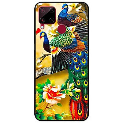 Ốp lưng dành cho Realme C15 mẫu Công Với Hoa