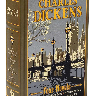 Artbook - Sách Tiếng Anh - Charles Dickens: Four Novels (Leather-bound Classics)