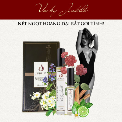 Vs by Jubilé - Tinh dầu nước hoa Pháp nữ Dạng lăn 12ml Thơm Lâu, Sang Trọng, Quyến Rũ