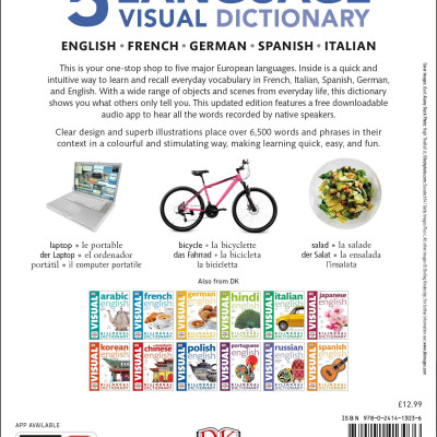 5 Language Visual Dictionary: Over 6,500 Illustrated Terms, Labelled In English, French, German, Spanish And Italian