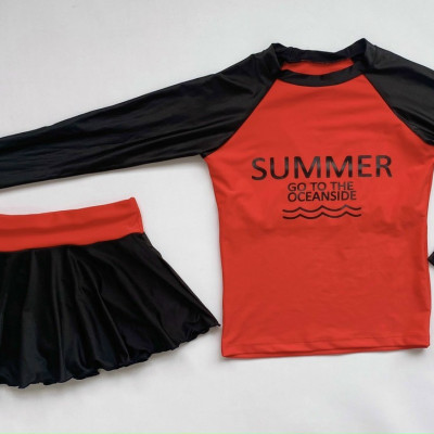 Set Vay Bơi Nữ Dài Tay Size Từ 45 đến 72 KG