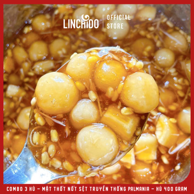 Combo 3 hủ - Mật thốt nốt sệt truyền thống PALMANIA | Nguyên Chất, Tự Nhiên (400 GRAM Hủ PET )
