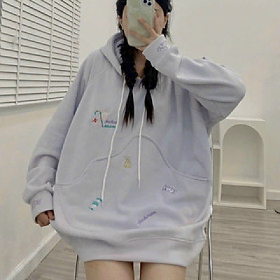 Áo Hoodie form rộng siêu dễ thương, phối túi độc đáo, chất nỉ mềm mịn chống nắng, giữ ấm tốt