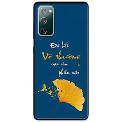 Ốp lưng dành cho Samsung A90 - Samsung S20 FE mẫu Chiếc Lá Vô Thường