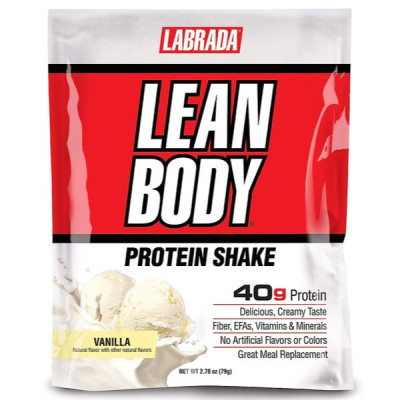 Labrada Lean Body (1 gói ), Sữa Thay Thế Bữa Ăn, 40g Protein, 8G Chất Béo Tốt & Chất Xơ, 22 Vitamin và Khoáng Chất 