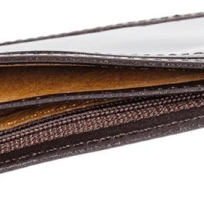 Ví Nam Da Bò Huy Hoàng HT2103 (12.5 x 9.5 cm) - Nâu