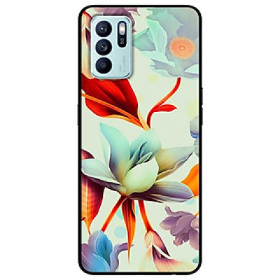 Ốp lưng dành cho Oppo Reno 6 - Oppo Reno 6Z - Hoa Loa Kèn Nhiều Màu