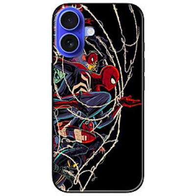 Ốp lưng dành cho Iphone 16 - 16 Plus - 16 Pro - 16 Pro Max - Nhện Bắn Tơ - Hàng Chính Hãng