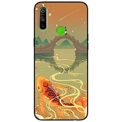 Ốp lưng dành cho Realme C3 mẫu Chép Bên Cầu