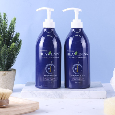 Bộ chăm sóc tóc Dầu Gội & Dầu Xả dưỡng chất suôn mượt Heavening 750ml tặng kèm mũ tắm họa tiết hoa