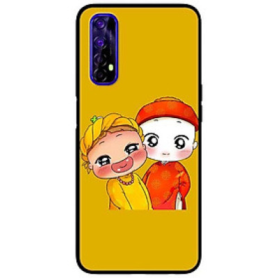 Ốp lưng dành cho Realme 7 mẫu Quỳnh và Cải