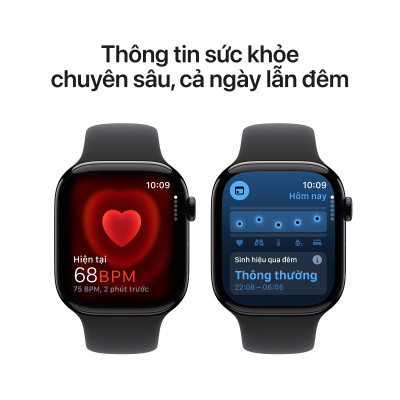 Apple Watch Series 10 GPS (Viền nhôm, dây cao su)
