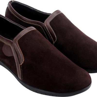 Giày Nam Thể Thao Đế Xu Cột Dây Huy Hoàng HT7749 - Nâu Đất