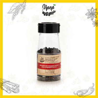 Tiêu Đen Hạt Tự Nhiên Vipep Hũ Nhựa 50g