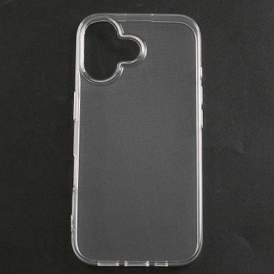 Ốp lưng dành cho iPhone 16, iPhone 16 Pro, iPhone 16 Plus, iPhone 16 Pro Max silicon TPU dẻo trong suốt siêu mỏng chống sốc cao cấp - Hàng chính hãng.