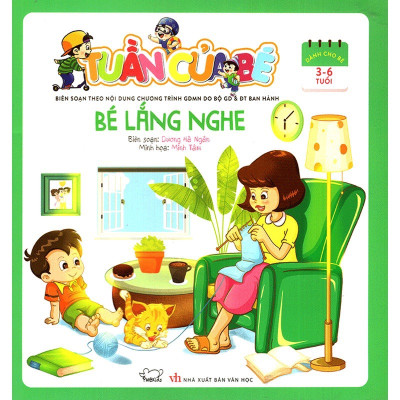 Rèn Luyện Tính Cách Cho Bé 3-6 tuổi - Bé quyết đoán, lắng nghe, sâu sắc, tài năng - Tuần của bé tháng 10 (Combo 4 cuốn)