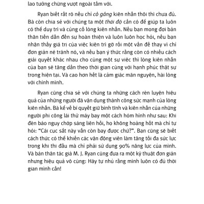 Sức Mạnh Lòng Kiên Nhẫn (Tái Bản)