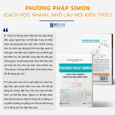 Sách - Phương Pháp Học Tập Của Simon - Cách Học Nhanh, Nhớ Lâu Mọi Kiến Thức -  Phát Triển Bản Thân Mỗi Ngày - MCBooks