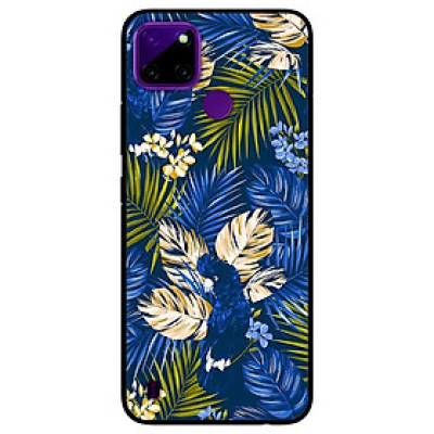 Ốp lưng dành cho Realme C21Y - C25Y mẫu Họa Tiết Hoa Xanh Dương