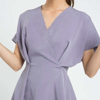 Đầm Xoè Cao Cấp Thời trang thiết kế Hity DRE076 (Tím Violet)