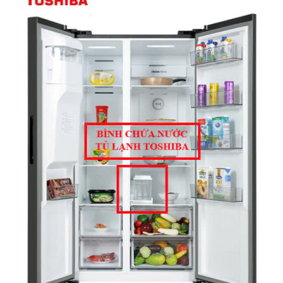 BÌNH CHỨA NƯỚC TỦ LẠNH TOSHIBA SIDE BY SIDE 493L/568L – HÀNG CHÍNH HÃNG