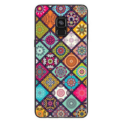 Ốp Lưng Dành Cho Samsung Galaxy A8 2018 - Họa Tiết Ô Vuông