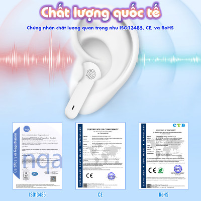 Tai nghe trợ thính không dây cho người già FUNMIC EN-D19 - Dòng cao cấp
