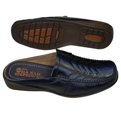 Dép Bít Mũi Nam HÀ NAM Da Bò Thật Cao Cấp GSB2095