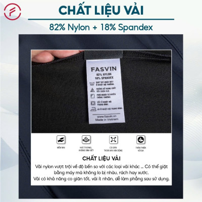 Quần Dài Thể Thao Nam Cao Cấp FASVIN DT24648.HN Vải Nylon Hàng Nhà Máy Chất Lượng Cao