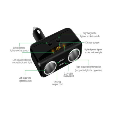 Bộ Chia Adapter Sạc Hyundai HY-32 - Hàng Nhập Khẩu