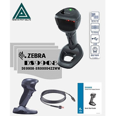 Máy quét mã vạch Zebra DS9908 - HÀNG CHÍNH HÃNG