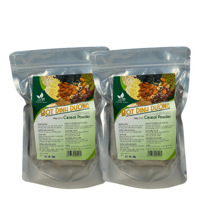 Bột Dinh Dưỡng Viet Healthy 500gr - Bột Ngũ Cốc VietHealthy- Thành Phần: Hạnh nhân, Hạt sen, Yến mạch, Hạt kê, Mè vàng, Đậu xanh, Đậu đen, Đậu đỏ.