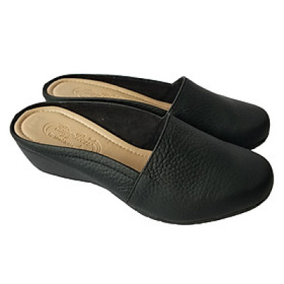 Dép Sục Nữ Da Bò Thật BIGGBEN Cao 5 phân SBN42