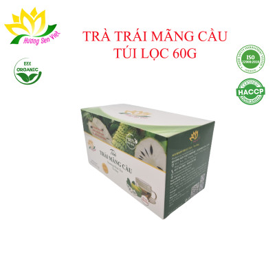 TRÀ TRÁI MÃNG CẦU TÚI LỌC HỘP 60G - HƯƠNG SEN VIỆT