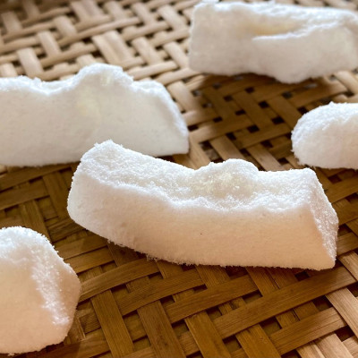 Combo 1 Dừa sáp sấy giòn VICOSAP 1 Bánh dừa sáp chuối ít đường đồ ăn vặt healthy đặc sản Trà Vinh