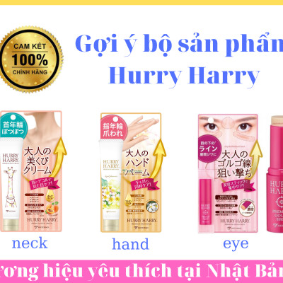 [CHĂM SÓC CHUYÊN SÂU] Combo Bộ Sản Phẩm KEM DƯỠNG CỔ & THỎI SON MẮT Nhật Bản, MICCOSMO Hurry Harry, Xóa Bỏ Nếp Nhăn, Ngăn Ngừa Lão Hóa - CB12)