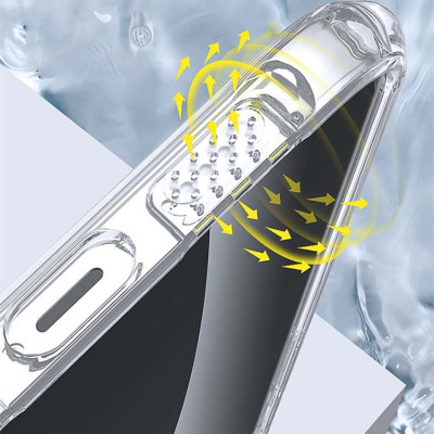 Ốp lưng cho iPhone 15 pro max trong suốt chống sốc chống ố vàng âm thanh 6D  - hàng chính hãng