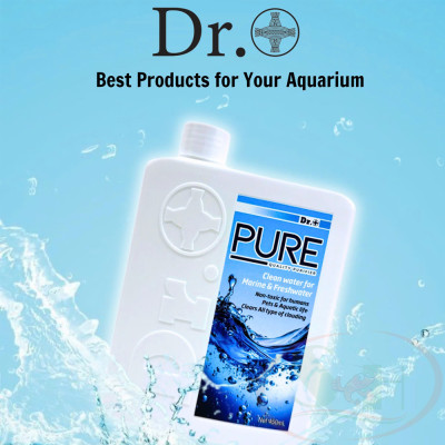 Làm trong nước Dr+ Pure Quality Purifier kết tủa cặn khử đục bể cá tép thủy sinh cảnh