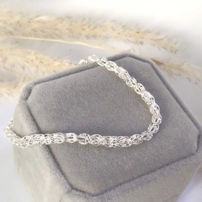 Vòng Tay Lắc Tay Nữ Bạc 925 Đuôi Phụng LTU559  BẠC HIỂU MINH