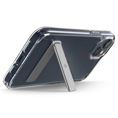 Ốp lưng SPIGEN Ultra Hybrid S Crystal Clear For iPhone 14/ 14 Plus/ 14 Pro/ 14 Pro Max viền benzel có chân đế dựng máy Hàng Chính Hãng