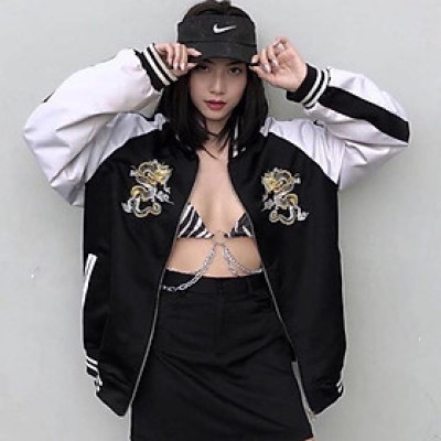 Áo khoác dù bomber RỒNG ️️Nam nữ unisex