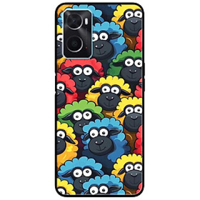 Ốp lưng cho Realme 9i - 10 - C20 - C67 - C65 4G - C11 2021 - Poco X6 5G - Họa Tiết Cừu - Hàng Chính Hãng