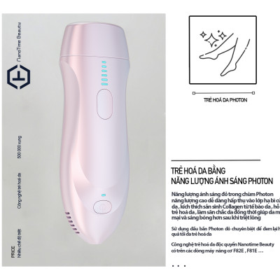Máy triệt lông, trẻ hoá da công nghệ IPL, hiệu suất cao super Photon NanoTime B62F Nhật Bản bảo hành chính hãng bảo hành 2 năm