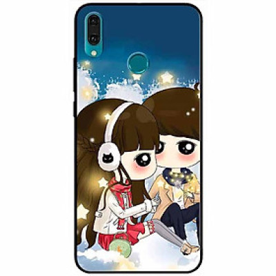 Ốp lưng dành cho Huawei Y9 2019 mẫu Cặp Đôi Đếm Sao