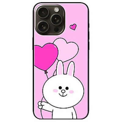 Ốp lưng dành cho Iphone 15 - Iphone 15 Plus - Iphone 15 Pro - Iphone 15 Pro Max - Thỏ Trắng Cầm Bóng - Hàng Chính Hãng